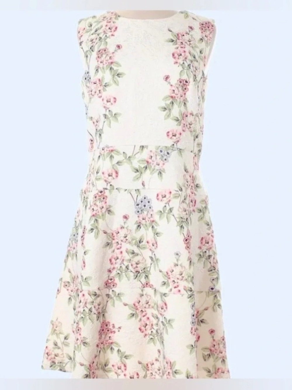 Karl Lagerfeld Paris Sleeveless Floral Pattern Dress Size 14